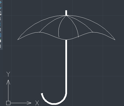 用CAD繪制雨傘的詳細(xì)教程