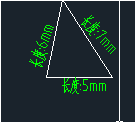 CAD如何繪制一個簡單地三角形？