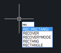 CAD矩形快捷鍵