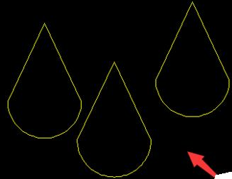 怎樣在CAD中快速繪制水滴？