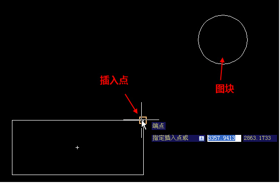 在CAD中插入點(diǎn)離圖塊遠(yuǎn)怎么辦？