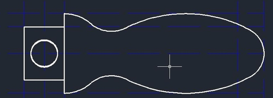 CAD如何設(shè)計簡單的手柄？