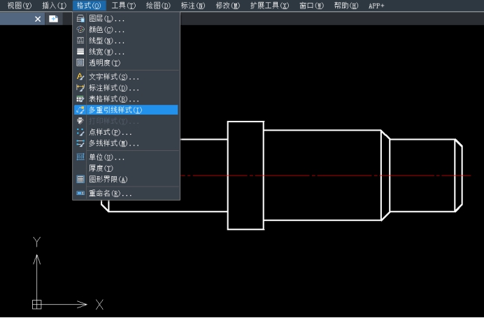 CAD中設(shè)置多重引線標(biāo)注樣式的方法