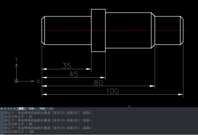 CAD基線標(biāo)注的方法